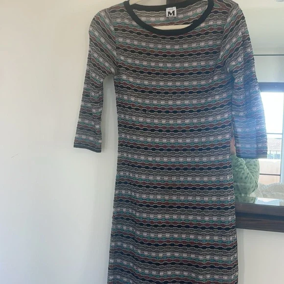 🌿authentic Missoni metallic knit dress size small - Picture 5 of 5